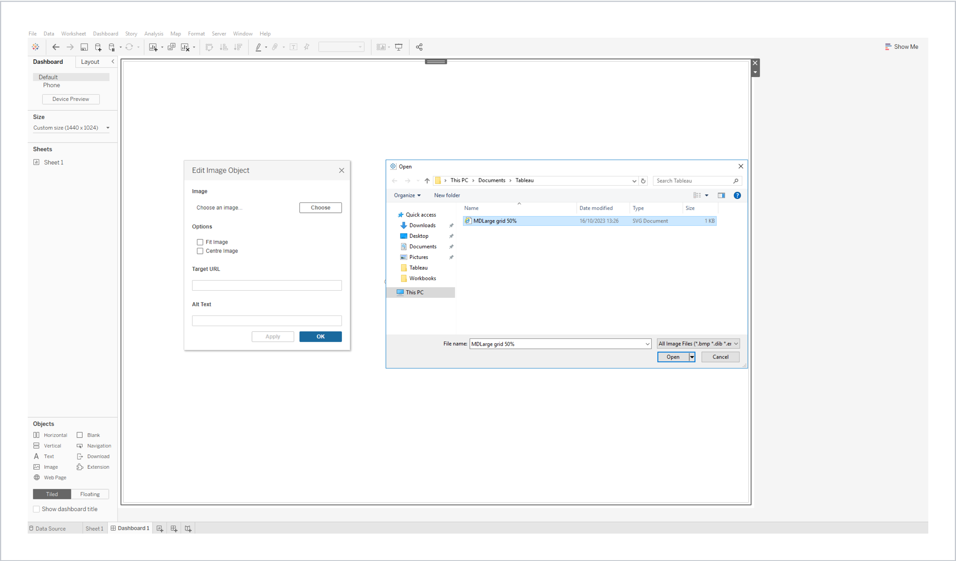 Importing an SVG image of a layout grid