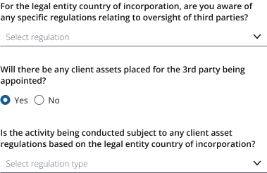 Example showing field question